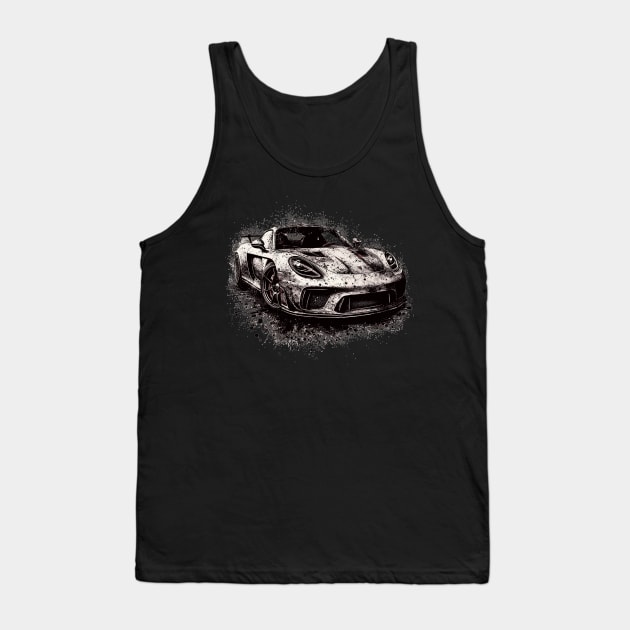 Porsche Carrera GT Tank Top by Vehicles-Art